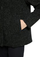 Gil Bret Damen Wollstoff Jacke mit Kapuze, schwarz