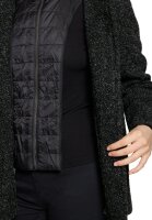 Gil Bret Damen Wollstoff Jacke mit Kapuze, schwarz