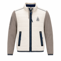 Gaastra Herren Fleecejacke im Materialmix  mit...