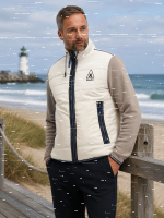 Gaastra Herren Fleecejacke im Materialmix  mit...