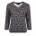 Capuccino Damen Blusen Shirt, schwarz weiß