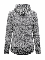 Capuccino Damen Rollkragen Pullover mit Zipper, anthrazit...