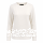 Capuccino Damen Sweat-Pullover in Waffeloptik, Wollweiß
