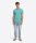 TIMEZONE Herren Kurzarm T-Shirt uni Ripped Basic pool green