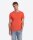 TIMEZONE Herren Kurzarm T-Shirt uni Ripped Basic hot coral
