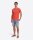 TIMEZONE Herren Kurzarm T-Shirt uni Ripped Basic hot coral