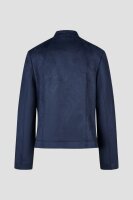 Barbara Lebek Damen Waschleder Blazer mit...