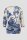 Barbara Lebek florales Damen 3/4 Arm Shirt, blau weiß