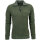Mode Monte Carlo Herren Sweatshirt mit Troyer Zip, Dunkelgrün