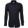 Mode Monte Carlo Herren Hemd Langarm Kent Kragen, Jeansblau