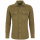Mode Monte Carlo Herren Overshirt Hemd Jacke Kent-Kragen, Camel braun