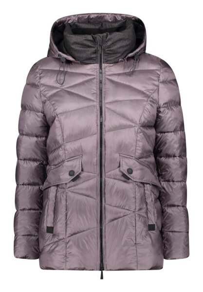 Gil Bret Damen Steppjacke mit Kapuze, roségrau