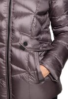 Gil Bret Damen Steppjacke mit Kapuze, roségrau