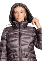 Gil Bret Damen Steppjacke mit Kapuze, roségrau