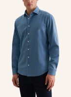 Seidensticker Regular Fit langarm Denimhemd, blau