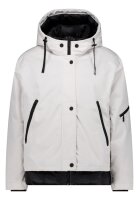AMBER & JUNE kurze Damen Winterkjacke mit Kapuze,...