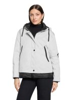 AMBER & JUNE kurze Damen Winterkjacke mit Kapuze,...