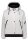 AMBER & JUNE kurze Damen Winterkjacke mit Kapuze, hellgrau