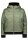 AMBER & JUNE kurze Damen Steppjacke mit Kapuze, grün