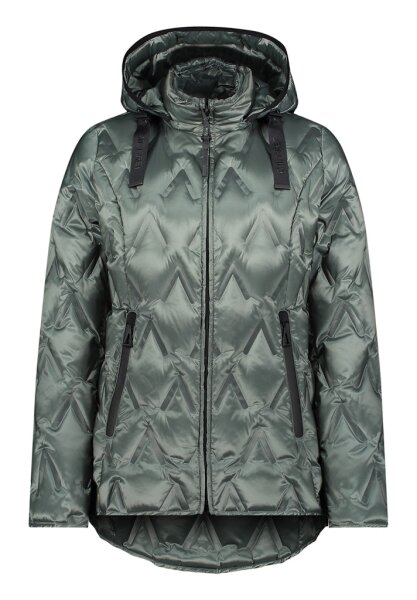 Gil Bret Damen Winter Daunenjacke mit Kapuze, Laurel Wreath grün