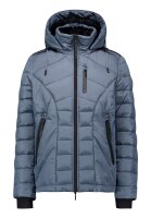 Gil Bret Damen Winter Steppjacke mit Kapuze, blau