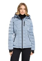 Gil Bret Damen Winter Steppjacke mit Kapuze, blau