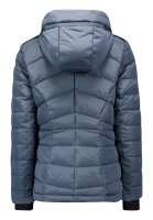 Gil Bret Damen Winter Steppjacke mit Kapuze, blau