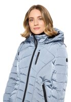 Gil Bret Damen Winter Steppjacke mit Kapuze, blau
