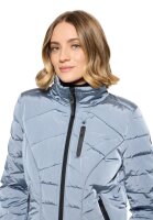 Gil Bret Damen Winter Steppjacke mit Kapuze, blau