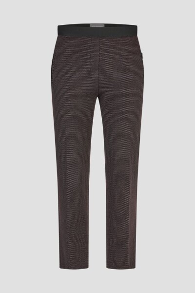 ANNA MONTANA Damen Hose "Angelika Flexi" schwarz/rot