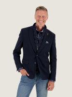 A Fish Named Fred Sakko Blazer mit Einsatz, navy blau