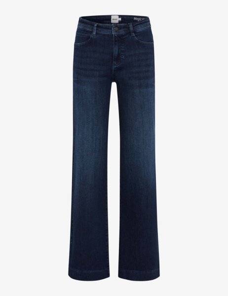 BRAX Damen Jeans Hose used dark blue Style MAINE