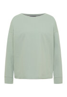 ELBSAND Damen langarm Sweatshirt Riane, Silt Green