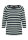 ELBSAND Damen 3/4 Arm Streifen Shirt Celin, Silt Green & Coldwater blau
