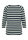 ELBSAND Damen 3/4 Arm Streifen Shirt Celin, Silt Green & Coldwater blau