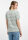 ELBSAND Damen kurzarm streifen Shirt Uumi, Silt Green