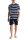 TOM TAILOR Herren Schlafanzug Shorty gstreift blau
