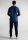 TOM TAILOR Herren Schlafanzug Pyjama dunkel blau Ringel, Bündchen