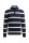 Gaastra Herren Troyer-Pullover mit Streifenmuster, dunkelblau