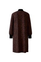 Miss Lagotte Damen Kleid mit Stehkragen gemustert,...