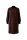 Miss Lagotte Damen Kleid mit Stehkragen gemustert, weinrot schwarz