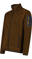 CMP Herren Fleece Jacke, Caramel Anthrazit