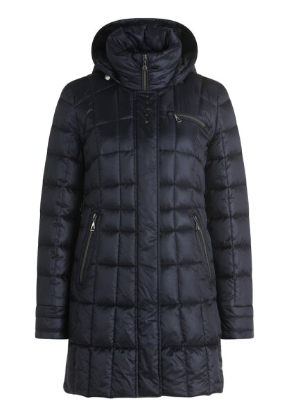 Gil Bret Damen Winter Steppjacke mit Kapuze, Dunkelblau