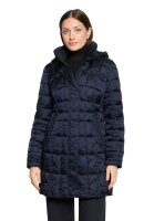 Gil Bret Damen Winter Steppjacke mit Kapuze, Dunkelblau