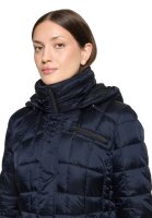 Gil Bret Damen Winter Steppjacke mit Kapuze, Dunkelblau