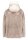 AMBER & JUNE Damen Plüsch Jacke mit Kapuze, braun gold