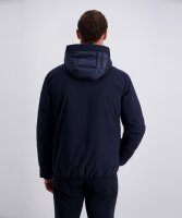 PIERRE CARDIN Herren Winter Jacke mit Kapuze, salute blau