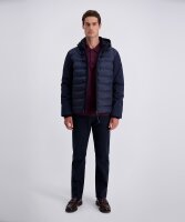 PIERRE CARDIN Herren Winter Jacke mit Kapuze, salute blau