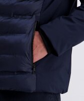 PIERRE CARDIN Herren Winter Jacke mit Kapuze, salute blau