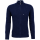 Mode Monte Carlo Herren Strickjacke mit Stehbund und Zip, Jeansblau